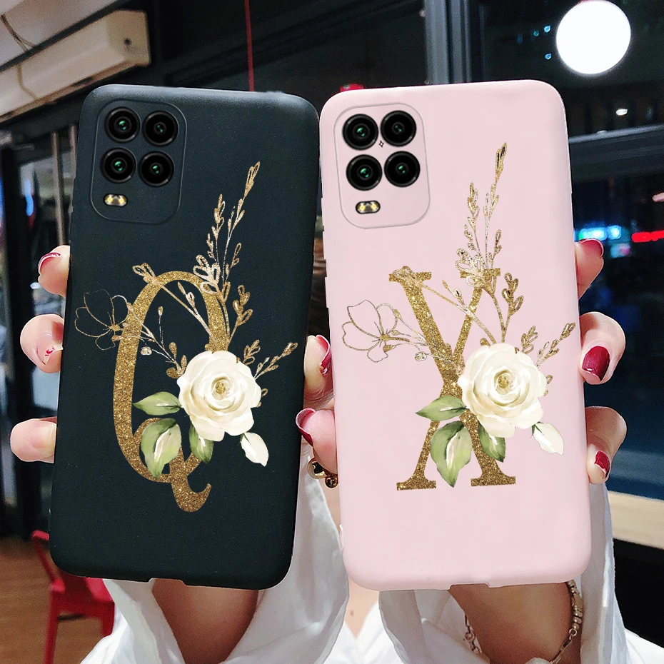 

Чехол для Xiaomi Mi 10 Lite, милый чехол с буквами, Мягкая силиконовая задняя крышка для Xiaomi Mi 10Lite, 5G, чехол для Xiaomi MI10 Lite, 5G, чехлы для телефонов