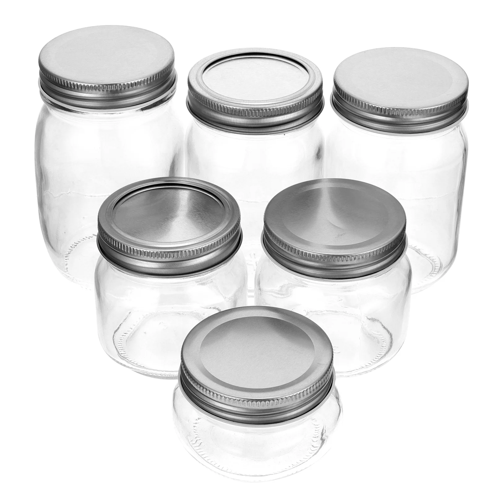 

6 шт. многофункциональные банки Mason герметичные контейнеры для хранения Mason (разные цвета)