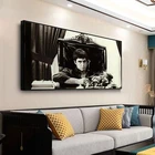 Картина с изображением черно-белого попа Аль Пачино фильм Лицо со шрамом, картина маслом, Настенная картина, украшение для дома
