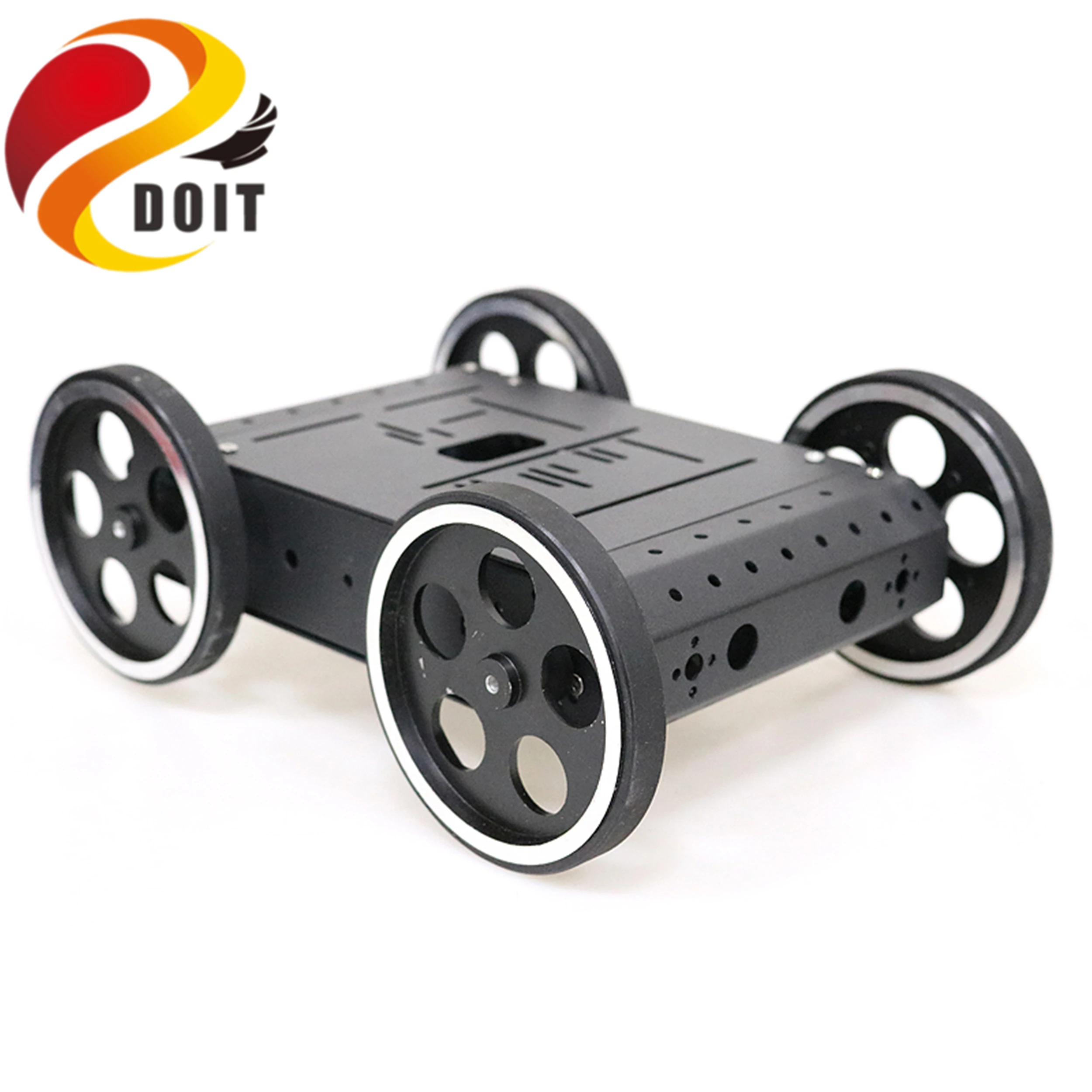 SZDOIT 9KG Load C3 4WD Aluminum Alloy Smart Robot Car Chassis Kit with 12V motors Metal Wheels DIY for Arduino | Игрушки и хобби