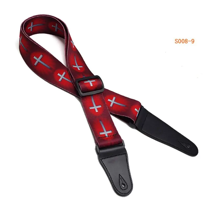 

Colorful Printing Adjustable Guitar Strap for Bass, Electric & Acoustic Guitar M5TC