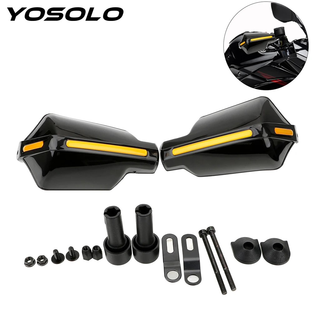 YOSOLO 1 пара ручка протектор щит ветрозащитный мотоцикл рука защита руля рукавицы Мотоциклетные аксессуары защитное снаряжение