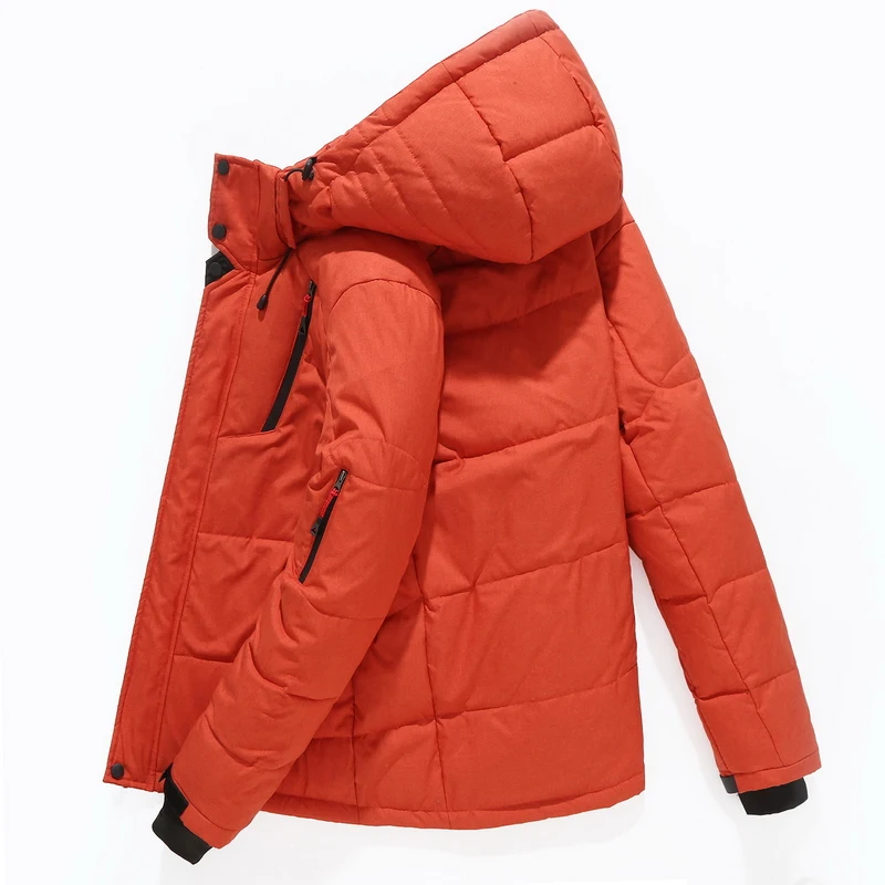 

90%Down Jackets Men Winter Jacket Men Fashion Thick Warm Parkas Fur White Duck Down Coats Casual Man Waterproof Down Jackets