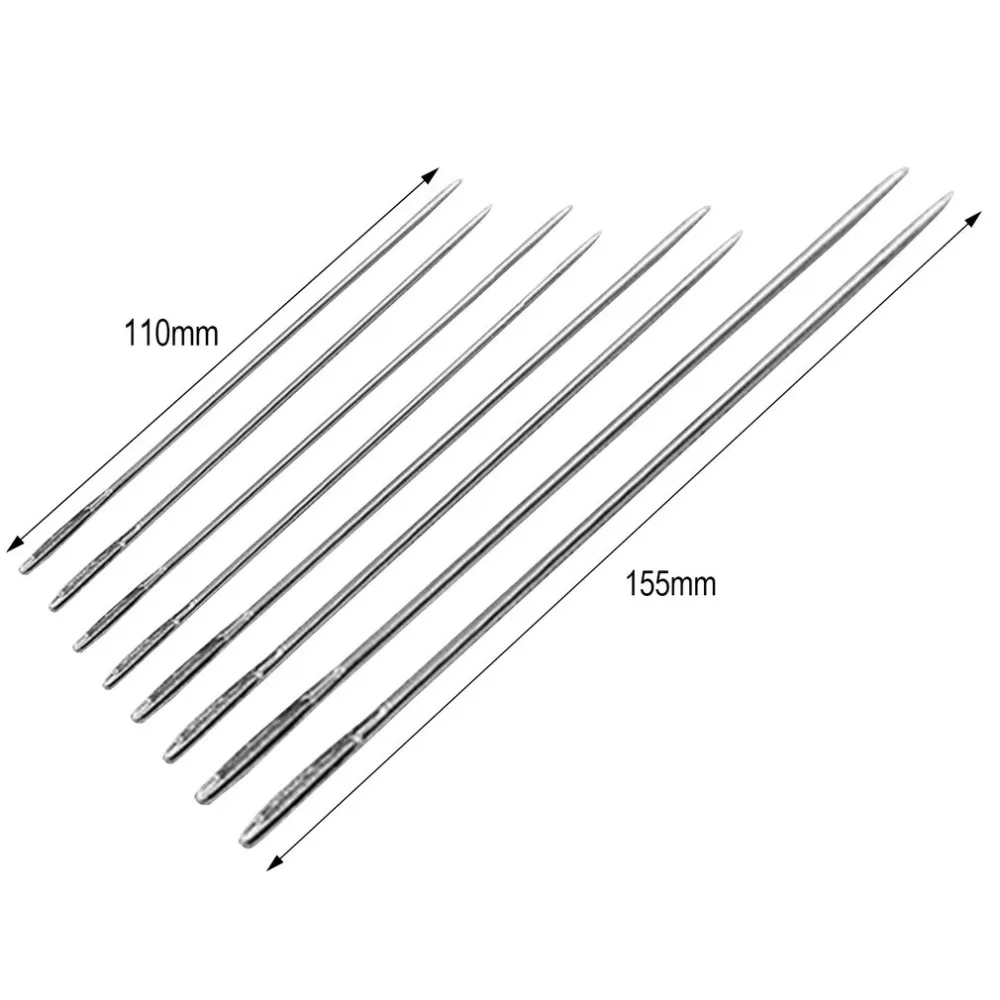 Многофункциональные 55 шт. ручные иглы для шитья Набор из нержавеющей стали +