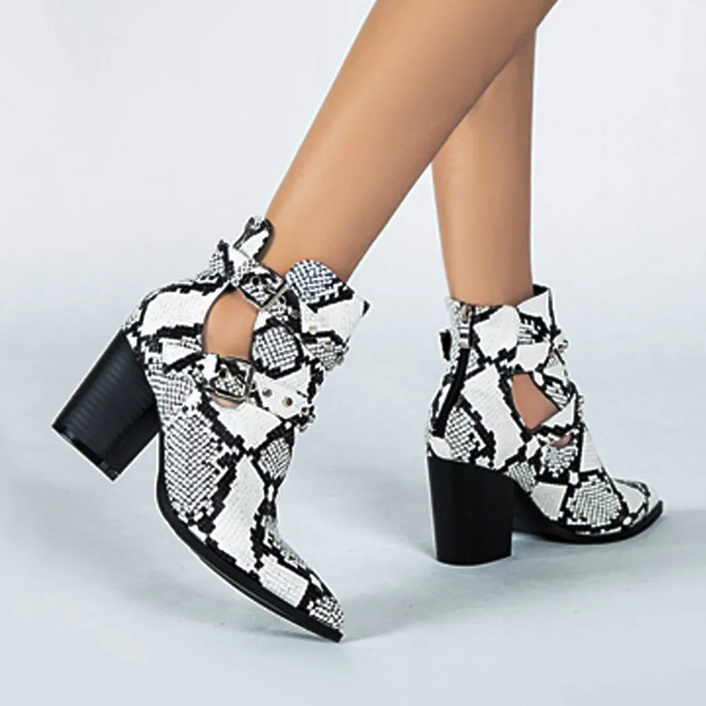 2019 мотоциклетные ковбойские ботинки в западном стиле женские из искусственной