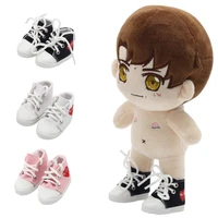 wholesale 5 52 8cm mini fashion canvas shoes doll shoes for 14 5 inch exo dolls 20cm plush doll russian handmade doll accesso