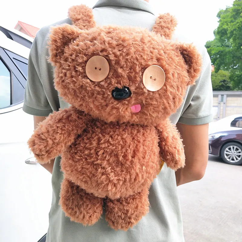 Movie Tim Bear Plush backpacks handbag Shoulder Bag storage bag stuffed toys plush toy doll doll A gift for a friend