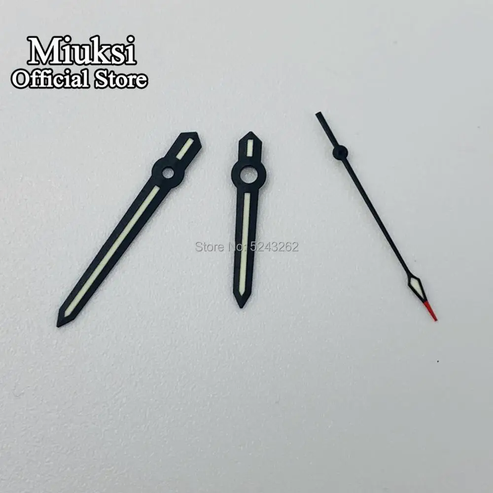 Черно Желтые Светящиеся стрелки Miuksi Miyota 8205 8215 821A Mingzhu DG 2813 3804 механизм|Стрелки