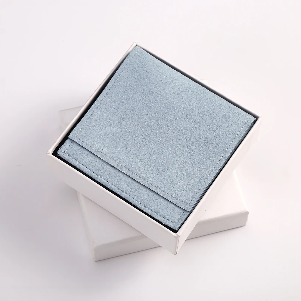 Microfiber Jewelry Packaging Pouches Envelope Bag for Rings Earings Necklace Luxury Jewellery Christmas Wedding Favor Gift Bag