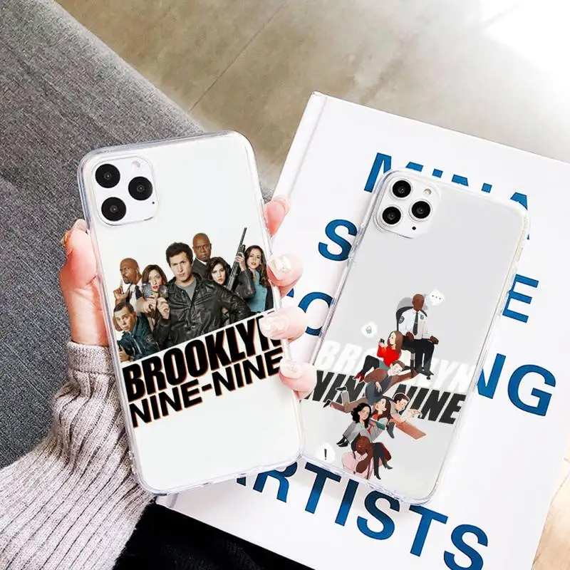 

Brooklyn Nine Nine Noice TV show Phone Case Transparent for iPhone 7 8 11 12 13 mini pro X XS XR MAX Plus