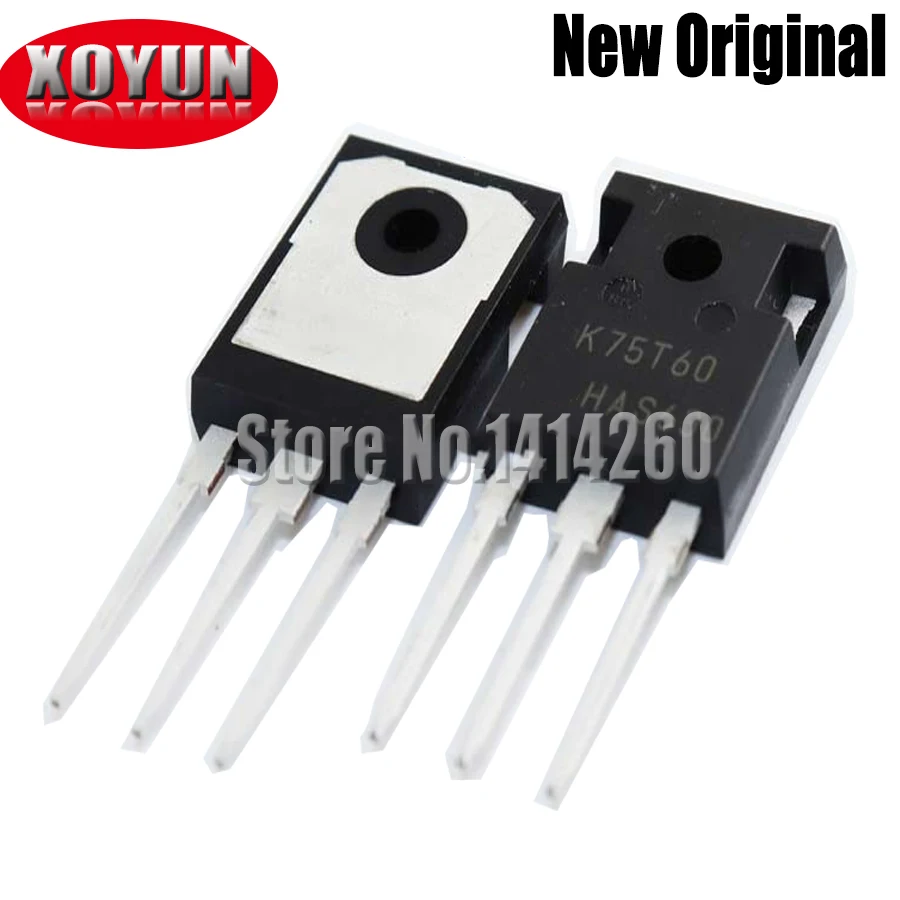 2 шт. IKW75N60T K75T60 TO-247 IGBT600V 75A Бесплатная доставка