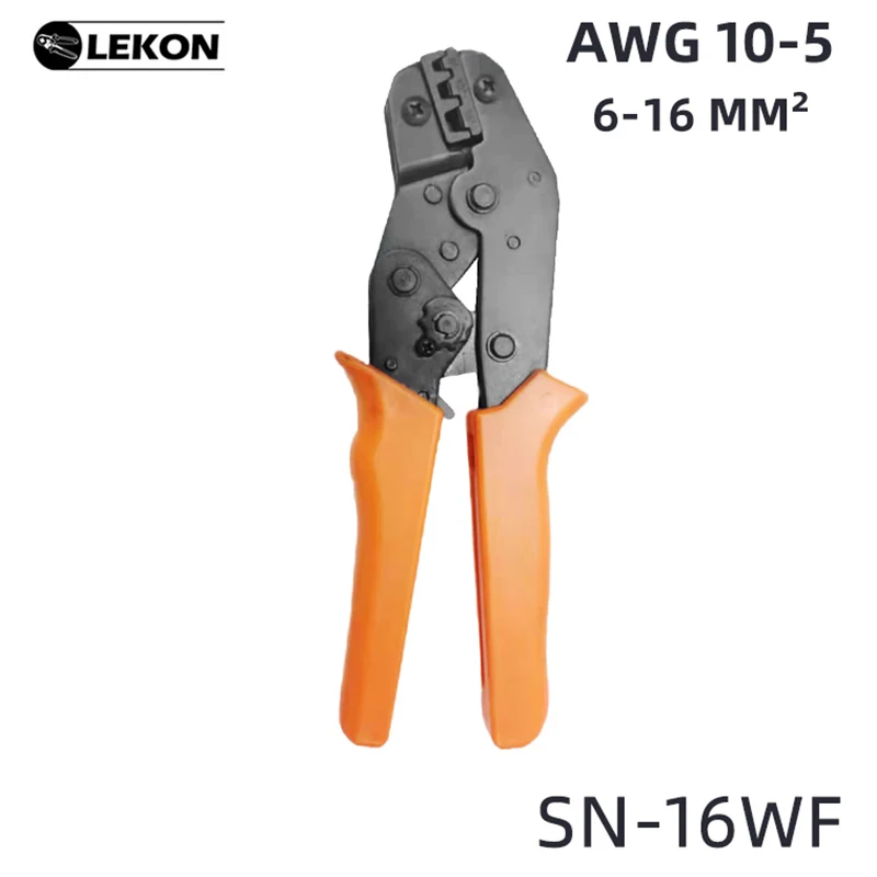 

SN-16WF Wire Crimping Plier For 6-16mm2 Terminals Crimper Tools Hand Tools AWG10-5 Electrical Clamp Multifunctional Tools