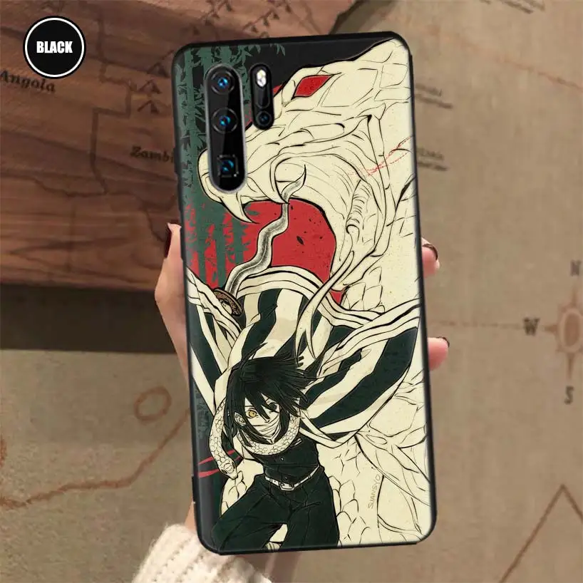 Роскошный японский чехол Capa Samurai для Huawei P30 Lite P40 P20 Pro Mate 20 10 30 40 P Smart Z Plus + мягкая