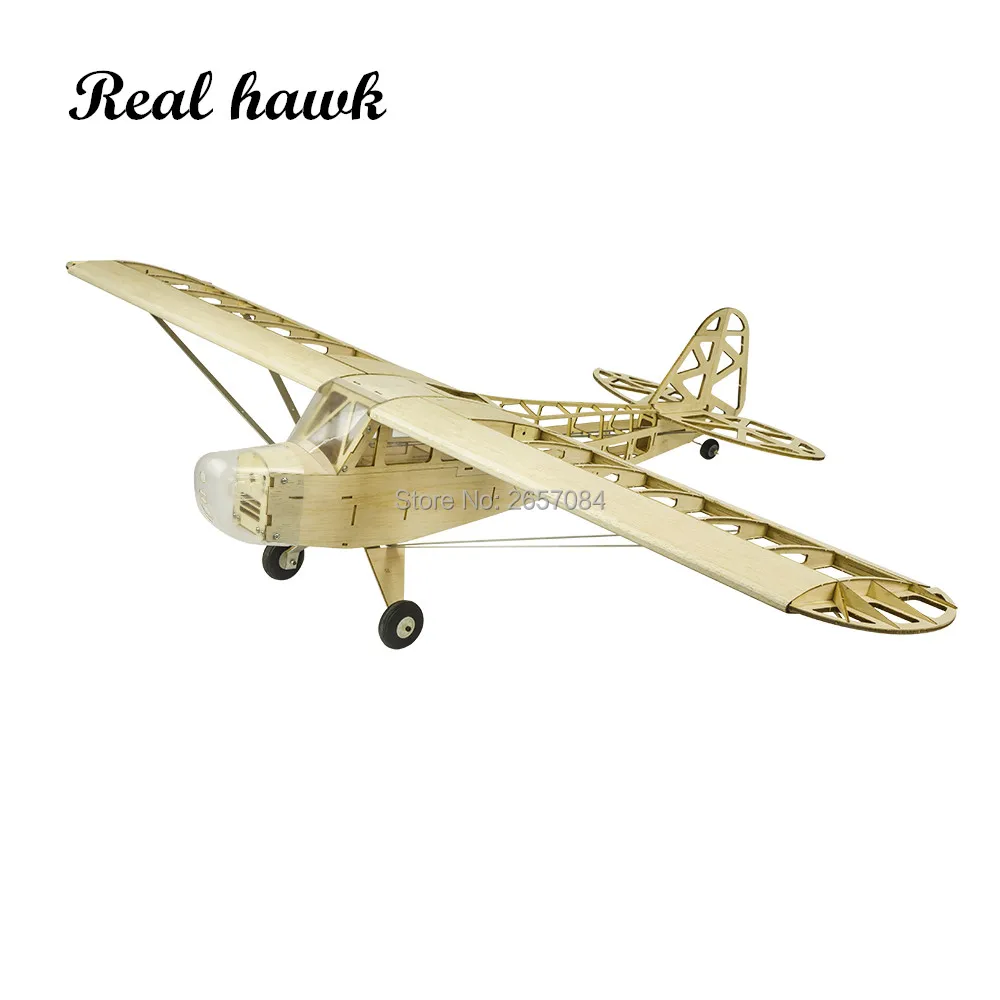 

RC AirPlanes Piper J3 Cub 1200mm Wingspan Balsa Wood Airplane Models RC Building Toys Woodiness model /WOOD PLANE