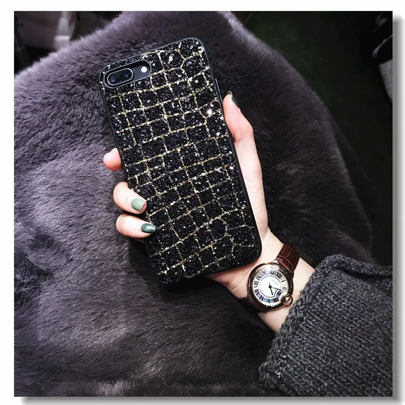 С сияющими блестками решетки матовый чехол для мобильного телефона Samsung Galaxy Note 10