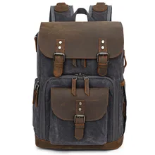 Waterproof Canvas Backpack Camera Bag For Olympus PEN E-M10 PEN-F E-PL8 E-PL7-PL6 E-PL5 E-PL3 E-PL2 E-PL1 E-P5 E-P3 E-P2 EP1 E-4