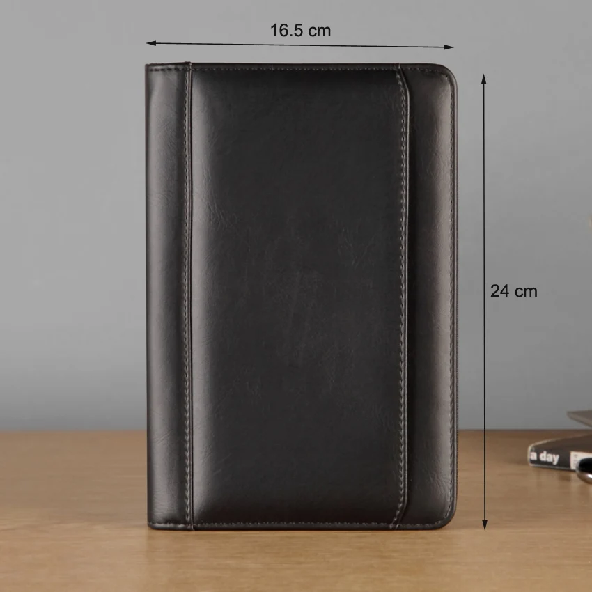 Новый дизайн бизнес А5 документ на молнии сумка файл папка padfolio менеджера папки с