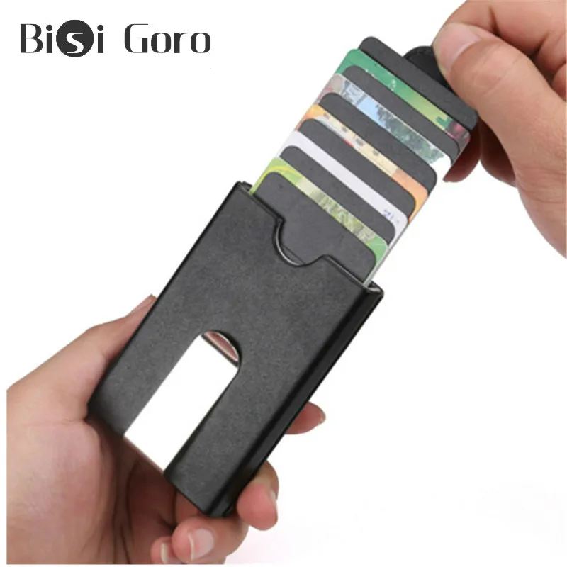 BISI GORO/2021 защита от кражи RFID Бизнес кредитной держатель для карт с накоплением