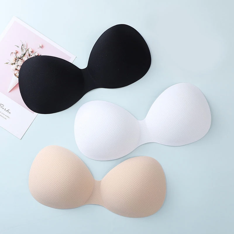 

Women Swimsuit Padding Inserts Women Clothes Accessories Foam Triangle Sponge Pads Chest Cups Breast Bra Inserts Chest Pad Hot