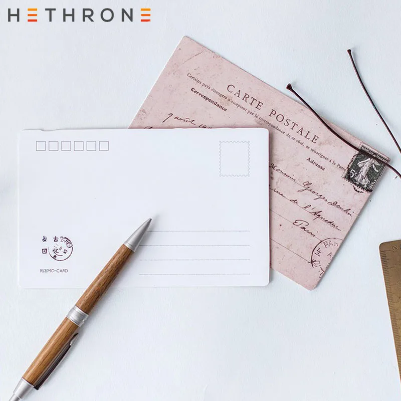 Hethrone 30 шт. классическая ретро крафт-бумага открытка винтажная мини-открытка