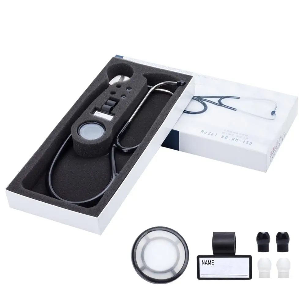 Профессиональный медицинский доктор стетоскоп одной гловной сердца легких