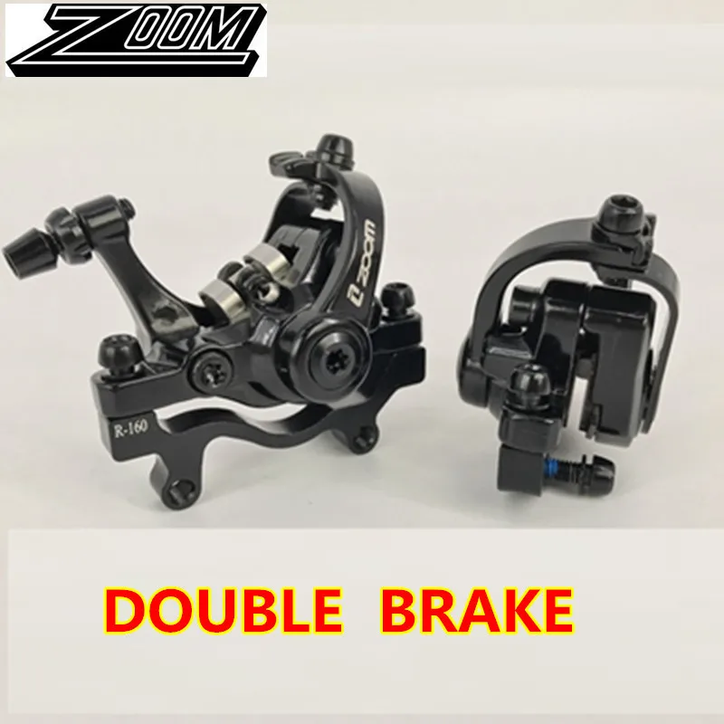 ZOOM DB680 алюминиевый сплав велосипедный Задний дисковый тормоз Черный Горный