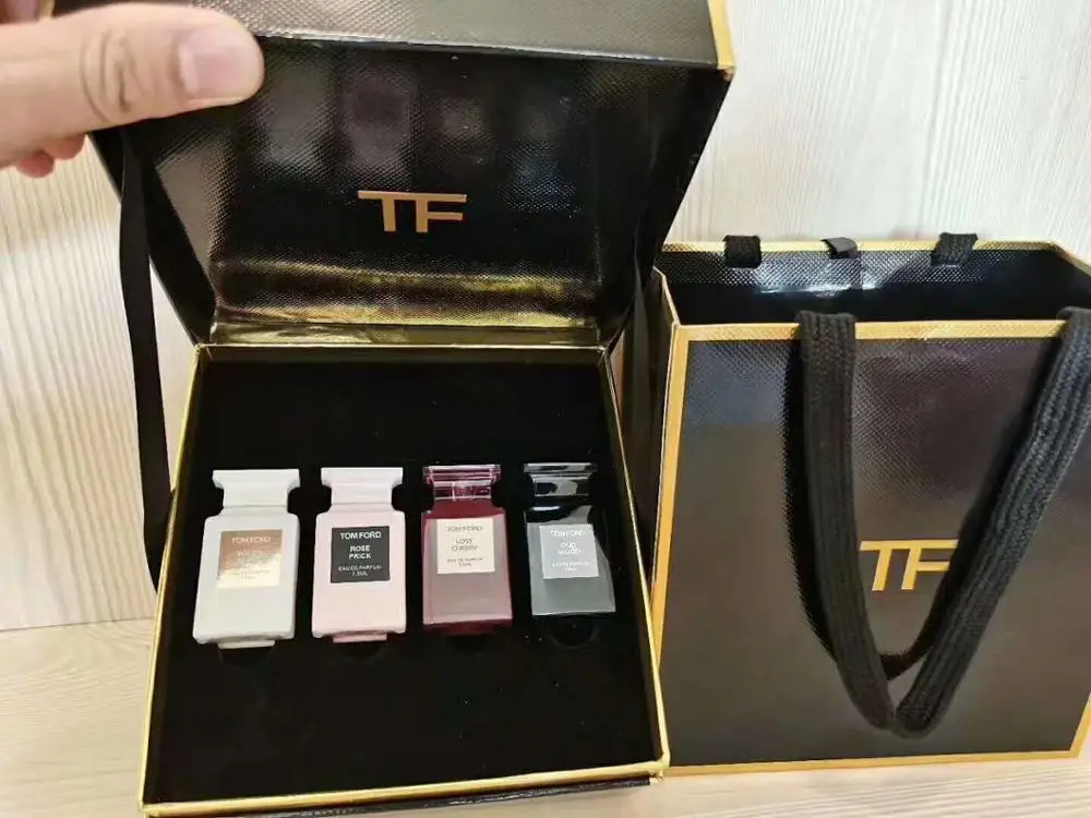 

4 in 1 Original Brand Perfume For Women Long Lasting Deodorant Beautiful Package Sexy Q Version Men Parfum Flower Fragrances