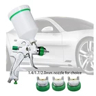 Профессиональный Краскораспылитель HVLP, пистолет-распылитель 1,41,72,0 мм для краски автомобиля, комплект сделай сам, 600 мл