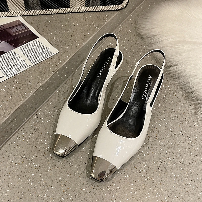 Женские туфли-лодочки на высоком каблуке 6 см летние элегантные туфли с