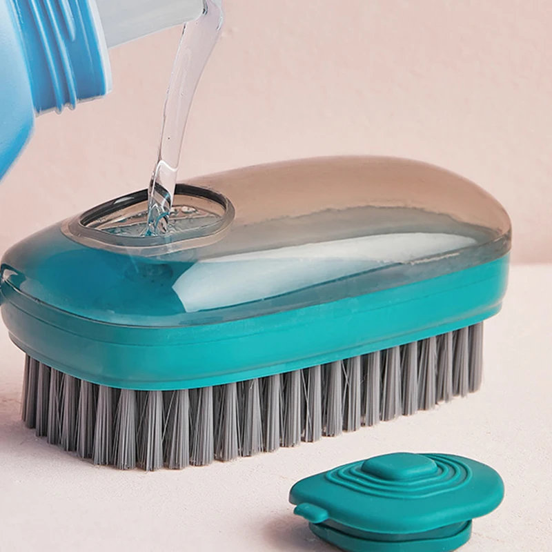 

Household Pot Washing Soft Brush Kitchen Dishwashing Brush Laundry Brush Automatic Liquid Addition Shoe Cleaning Brush