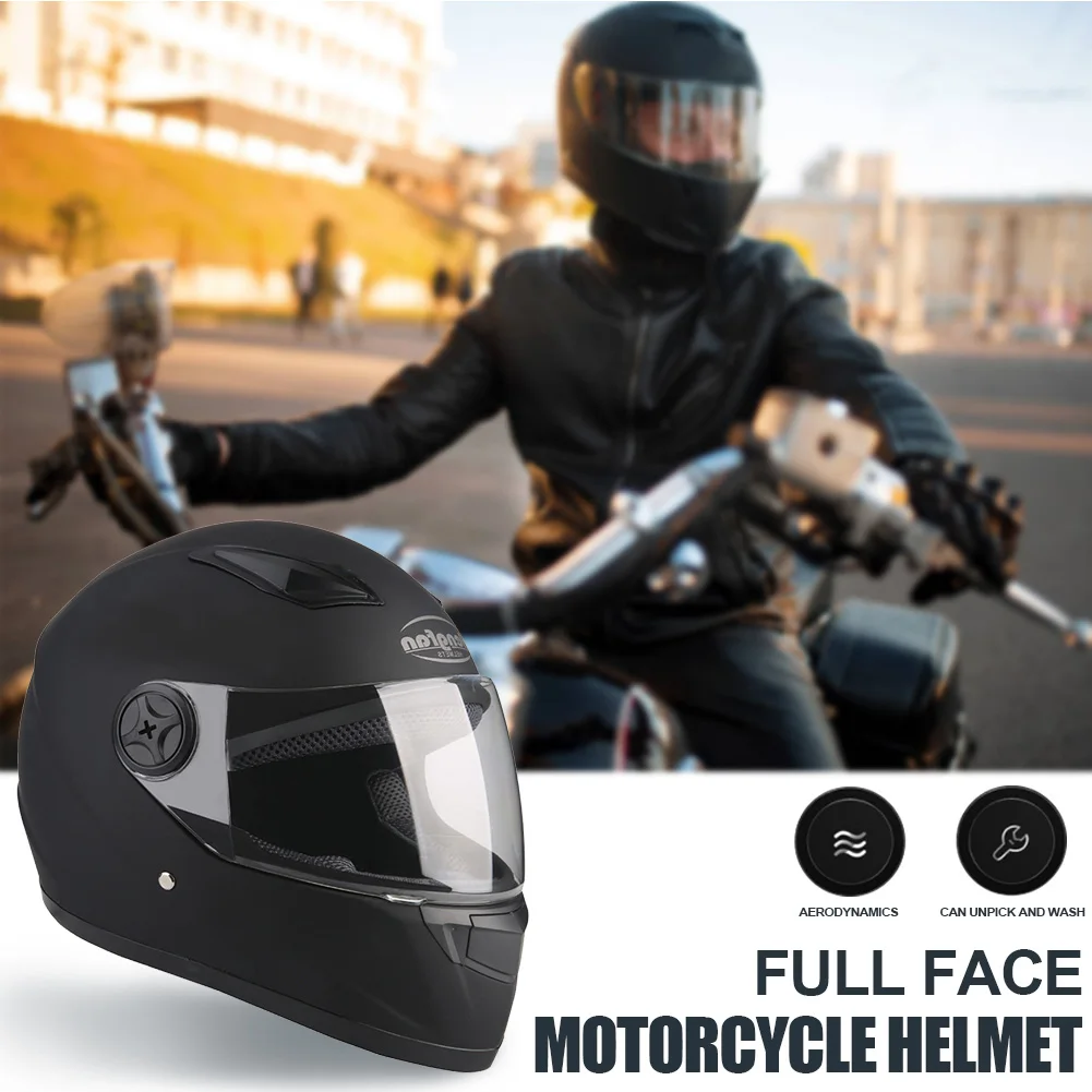 

Мотоциклетный шлем, защитный шлем на все лицо для мотоциклов, скутеров, картинга, езды на велосипеде