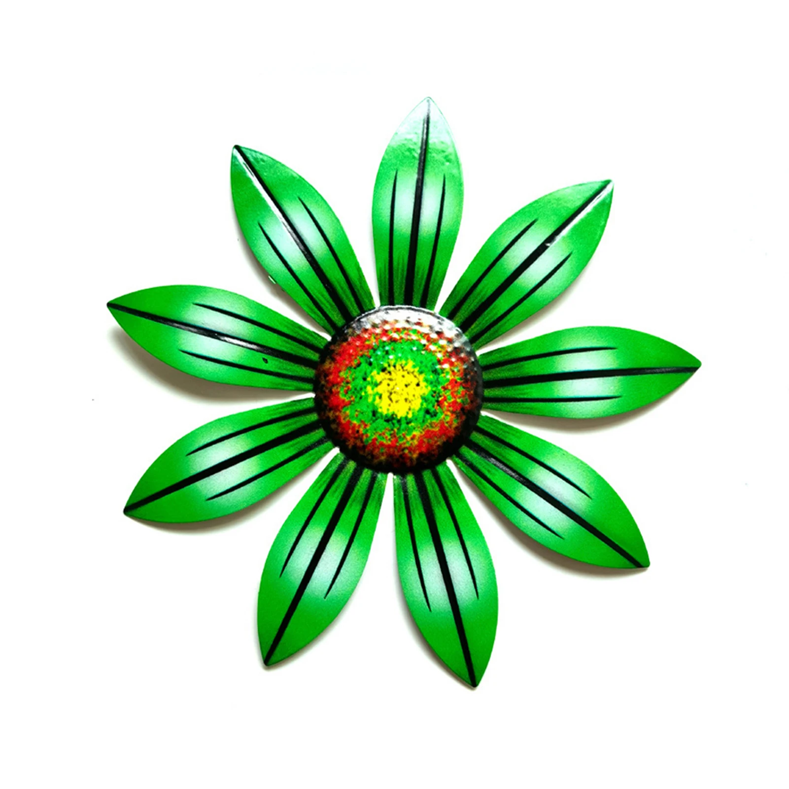 

Metal Flowers Decoration Wall Art Wall Hanging Special Flower Ornament for Home Office Decor RT88