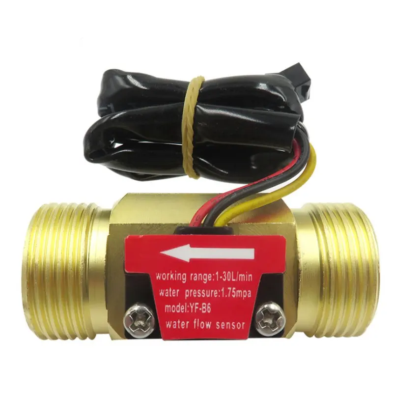 G3/4 Flow Sensor Water Switch For Meter Copper Shell Hall | Инструменты