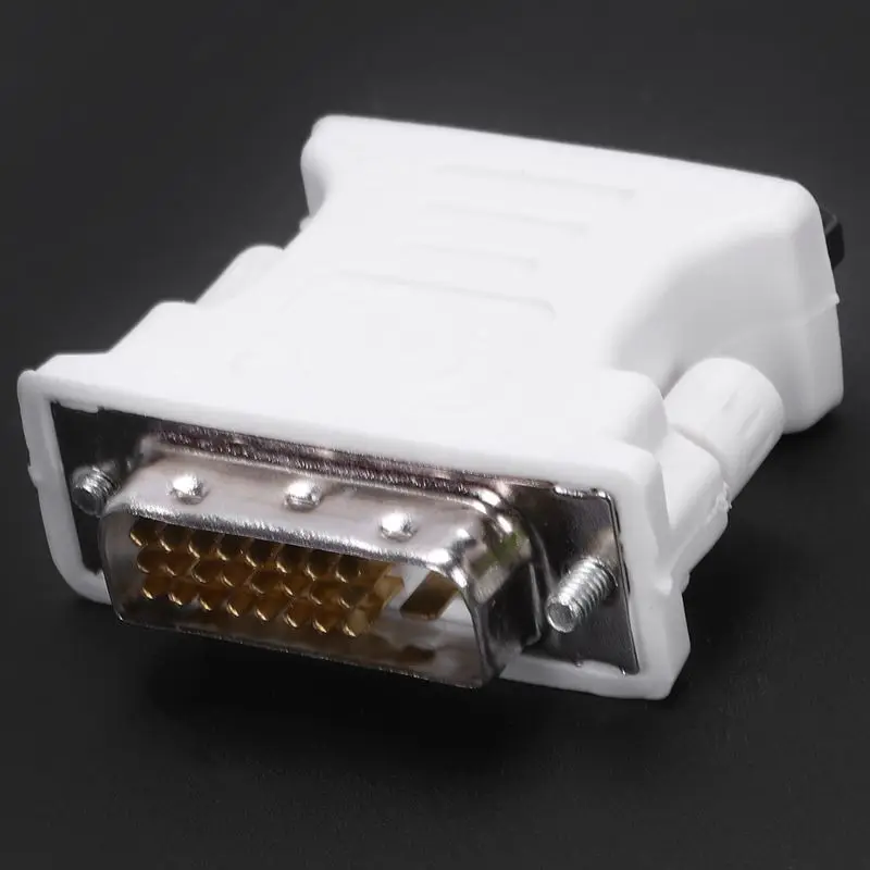 DVI мужской адаптер (DVI D 24 1) к женскому VGA (15 pin)|Компьютерные кабели и разъемы| |