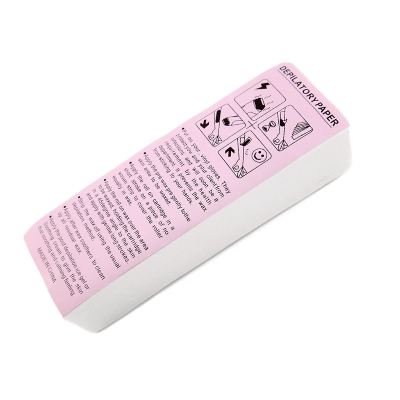 

100 шт Профессиональные подмышечные впадины Ноги Удаление волос воск бумажные полоски ткань нетканый инструмент