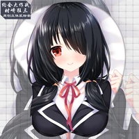 date a live tokisaki kurumi figure 3d anime girl soft gel gaming mouse pad mousepad wrist rest 6879 gifts man adult toy