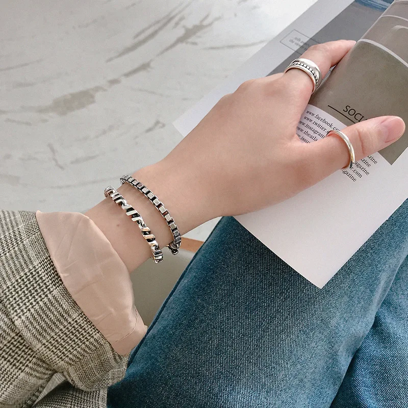 Женский браслет из серебра 2020 пробы в форме винта | Украшения и аксессуары