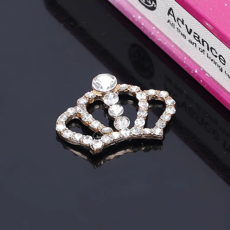 2015New 50 шт в наборе Императорская Корона Стразы пуговицы для украшения Кнопка DIY