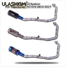 R25 R3 адаптер модифицированный скутер глушитель мотоцикла средняя выхлопная труба для YAMAHA YZF R25 R30 R3