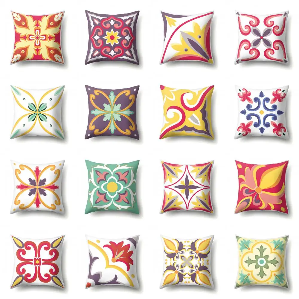 Personality Cushion Cover Geometric Housse De Coussin Office Pillow Throw Pillows for Living Room Sofa Case 45x45cm | Дом и сад