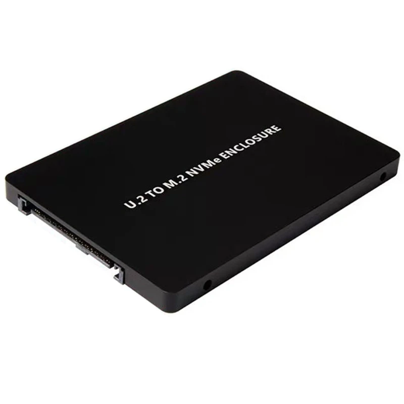 

SFF-8639 U.2 to NVMe M.2 M-key PCIe SSD Enclosure Converter Adapter PCIe M2 U2 CNC case