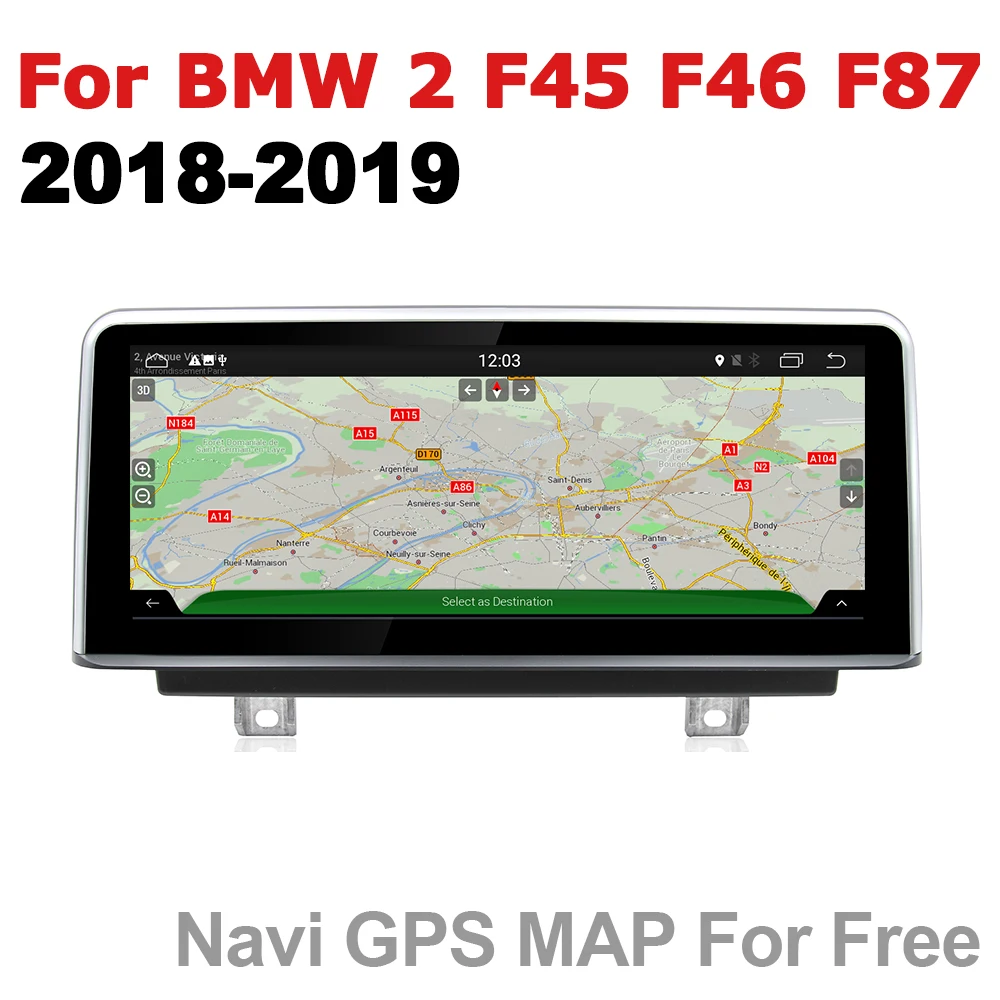 Автомобильное радио 2 din GPS Android навигация для BMW серии F45 F46 F87 2018 ~ 2019 EVO AUX Стерео