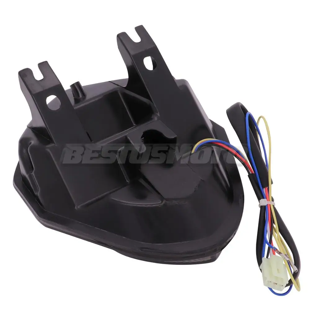 Мотоциклетный задний светильник Интегрированный Светодиодный с поворотными