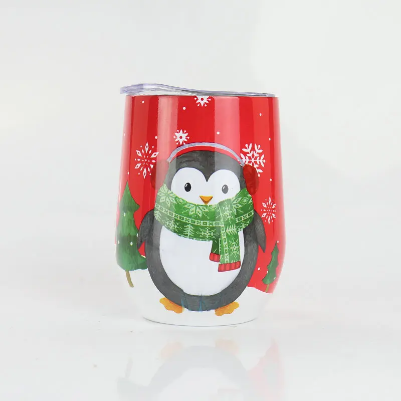 Рождественская кружка для кофе флаг Санта-Клауса Женская бутылка из нержавеющей