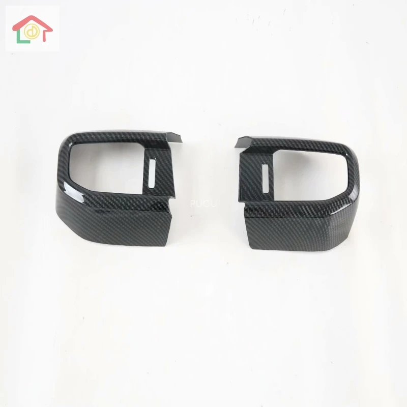 

For Ford Explorer 2020 2PCS Carbon Fiber Middle Air Conditioner Outlet AC Vent Cover Cover Trims Accessories