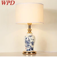 wpd table lamps modern led luxury design creative ceramic desk lights for home bedroom