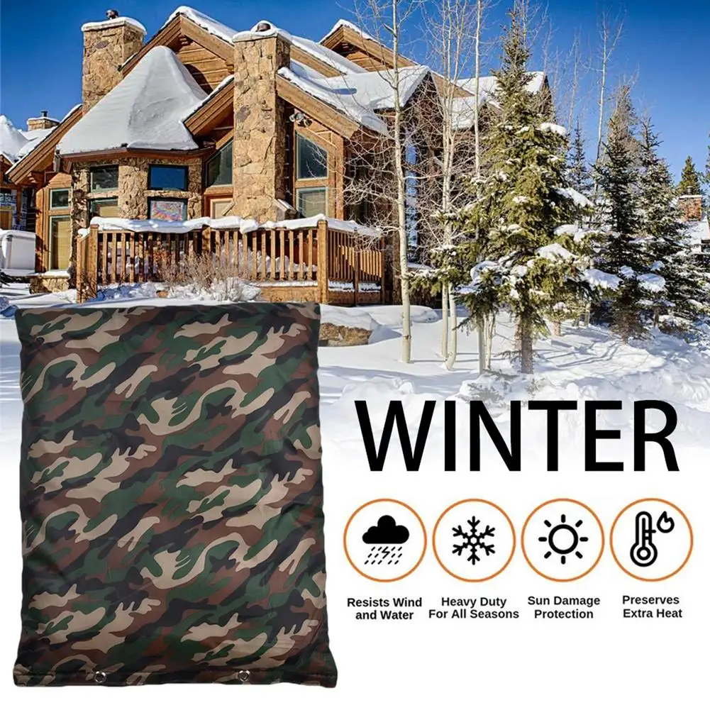 

Winter Antifreeze Cover Pipe Protector Multi-purpose Insulation Cover Equipped With Anti-theft Double Grommet