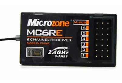 MC6RE Receiver Пульт дистанционного управления MicroZone MC6C с MC6RE/Mini MC6RE/MC7RB 2,4G приемником для радиоуправляемого дрона с фиксированным крылом SU27 - Цвет: MC6RE Receiver
