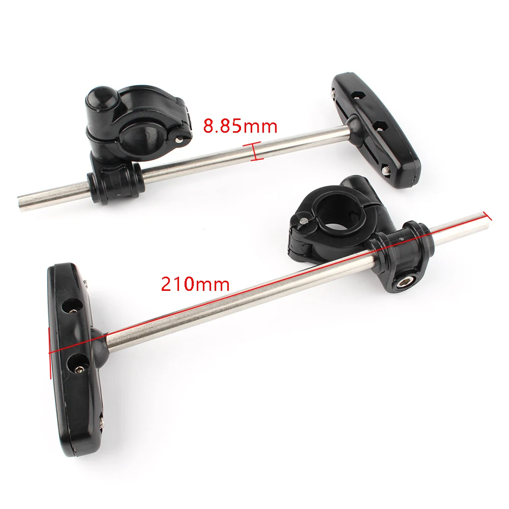 Уличный мотоцикл лобовое стекло экран 7/8 ''и 1'' бар зажим на крепление