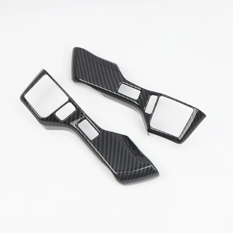 

for Toyota Tacoma 16-19 / Sequoia Tundra 18-19 ABSCar-Styling Interior Accessories Steering Wheel Button Cover Trim 2PCS